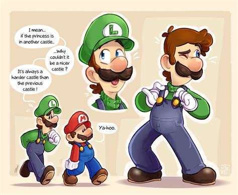 luigi mario bros|is mario luigi's older brother.